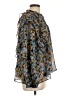 Topshop 100% Polyester Blue Long Sleeve Blouse Size 10 - photo 4