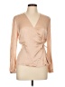 Zara Tan Long Sleeve Blouse Size L - photo 1