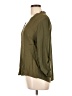 Porridge Green 3/4 Sleeve Blouse Size Lg (3) - photo 5