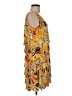 Isle Apparel Print Yellow Cocktail Dress Size M - photo 4