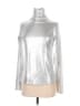 Adriano Goldschmied Metallic Silver Long Sleeve Top Size M - photo 1