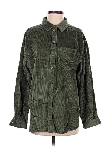 American Eagle Outfitters Long Sleeve Button-Down Shirt (view 1)