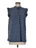 Matilda Jane Blue Sleeveless Blouse Size M - photo 1