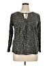 Suzanne Betro 100% Rayon Green Long Sleeve Blouse Size 1X - photo 1