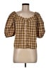 Universal Thread Brown 3/4 Sleeve Blouse Size M - photo 1