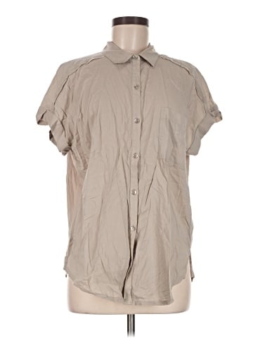 Splendid Short Sleeve Button-Down Shirt (view 1)