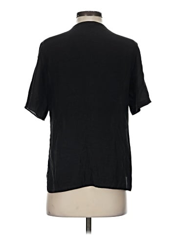 T. Babaton Short Sleeve Silk Top (view 2)