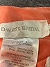 David's Bridal 100% Polyester Orange Cocktail Dress Size 6 - photo 7