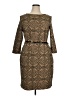 JM Studio Tweed Brown Cocktail Dress Size 16 - photo 1