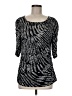 Alfani Silver 3/4 Sleeve Blouse Size M - photo 1