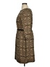JM Studio Tweed Brown Cocktail Dress Size 16 - photo 5