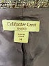 Coldwater Creek Tweed Gray Purple Blazer Size 14 - photo 3