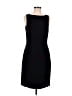 Liz Claiborne 100% Polyester Solid Black Cocktail Dress Size 8 - photo 1