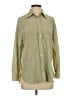 DAZY Solid Green Long Sleeve Blouse Size S - photo 1