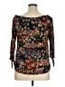Daniel Rainn Black 3/4 Sleeve Blouse Size XL (estimated) - photo 2