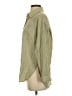 DAZY Solid Green Long Sleeve Blouse Size S - photo 5