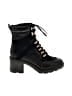 Just Fab Black Ankle Boots Size 11 - photo 1