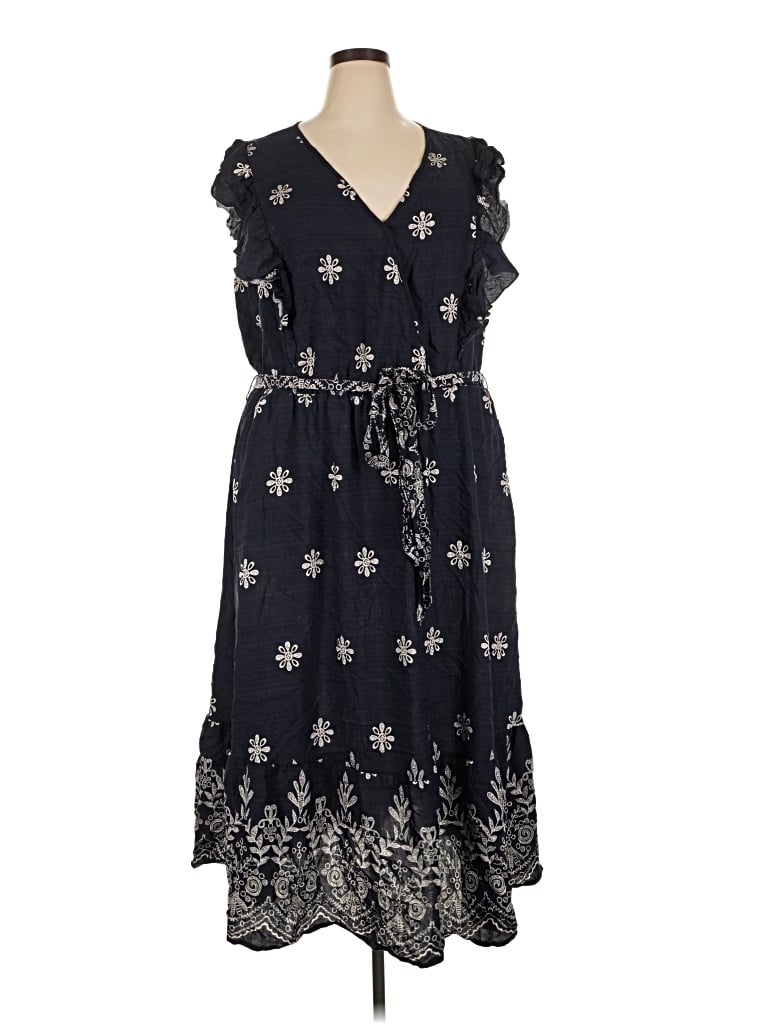 Pre-owned Bloomchic Casual Dress In Black