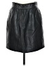 Tibi 100% Leather Black Leather Skirt Size 4 - photo 1