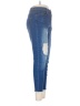 Missguided Hearts Blue Jeans Size 4 - photo 4