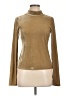 Open Edit Metallic Brown Long Sleeve Top Size L - photo 1