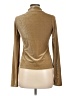Open Edit Metallic Brown Long Sleeve Top Size L - photo 2