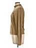 Open Edit Metallic Brown Long Sleeve Top Size L - photo 5