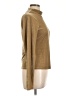 Open Edit Metallic Brown Long Sleeve Top Size L - photo 4