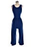 Gilli Solid Blue Jumpsuit Size S - photo 2