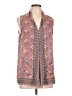 Max Studio 100% Polyester Floral Pink Sleeveless Blouse Size L - photo 1