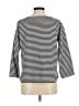 Banana Republic 100% Cotton Stripes Blue White Pullover Sweater Size M - photo 2