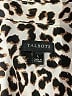 Talbots 100% Polyester Animal Print Brown Long Sleeve Blouse Size L - photo 7