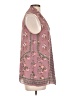 Max Studio 100% Polyester Floral Pink Sleeveless Blouse Size L - photo 4