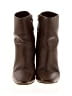 J.Crew 100% Leather Brown Ankle Boots Size 7 - photo 2