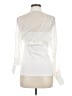 Max Mara 100% Silk White Long Sleeve Top One size - photo 2