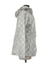 Eddie Bauer 100% Polyester Argyle Silver Snow Jacket Size M - photo 4