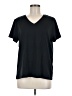 Lands' End Solid Black Short Sleeve T-Shirt Size M (petite) - photo 1