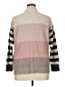 Chaps Color Block Pink Turtleneck Sweater Size XL - photo 2