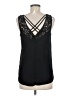 BCX 100% Polyester Black Sleeveless Blouse Size M - photo 2