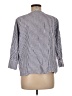Neiman Marcus Blue 3/4 Sleeve Blouse Size M - photo 2