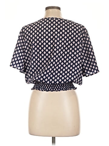 MICHAEL Michael Kors Short Sleeve Blouse (view 2)