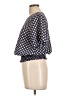 MICHAEL Michael Kors 100% Polyester Blue Short Sleeve Blouse Size L (petite) - photo 5