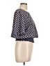 MICHAEL Michael Kors 100% Polyester Blue Short Sleeve Blouse Size L (petite) - photo 4