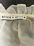 Alice + Olivia 100% Silk Ivory 3/4 Sleeve Blouse Size M - photo 7