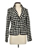 George Houndstooth Ivory Black Blazer Size 6 - photo 1