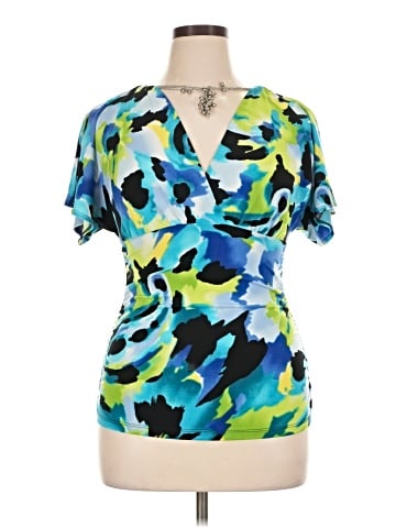 Iz Byer Short Sleeve Blouse (view 1)