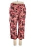Ashley Stewart Chevron-herringbone Red Casual Pants Size 24 - photo 1
