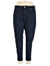 MICHAEL Michael Kors Solid Blue Jeans Size 16 - photo 1