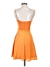 Lulus 100% Polyester Solid Orange Casual Dress Size S - photo 2