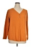 Terra & Sky Orange 3/4 Sleeve Top Size 1X - photo 1